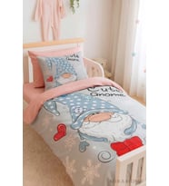 Dijital Baskılı 3d Pamuklu Yenidoğan Bebek Nevresim Takımı Cute Gnome Pink