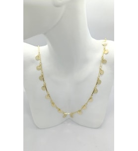 Işıltılı Pullu Kolye (60 cm)