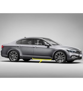 VW Passat B8.5 2020-2022 Sağ Ön Kapı Bandı Çıtası Kromaj 3G0853332A