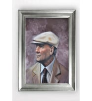 Gümüş Çerçeveli Atatürk Tablo cv1081