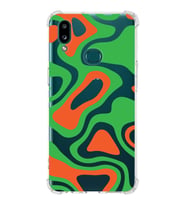 Samsung Galaxy A10s  Köşe Korumalı Antişok Kapak Renkli Desen Tasarımlı Şeffaf Silikon Kılıf