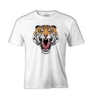 Wild - Kaplan Beyaz Erkek Tshirt