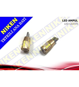 T10 Led-Park Ampul Ledi-Plaka Ampul Ledi Canbus Ultra Beyaz