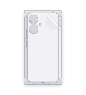 SChitec Redmi 13R 5G Uyumlu Fullbody Arka Kaplama Hidrojel Koruyucu Film
