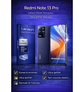 LENSUN Xiaomi Redmi Note 13 Pro Ekran Koruyucu