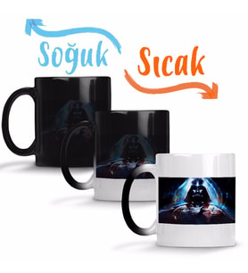 Star Wars 2 Sihirli Kupa Bardak Porselen