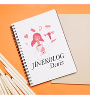 Jinekolog Tasarımlı Defter Kişiye Özel