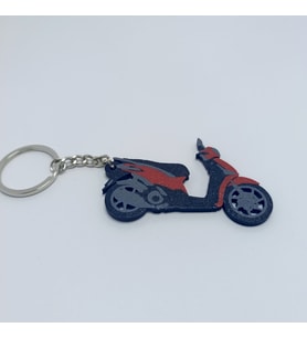 Kırmızı Motorsiklet Anahtarlık