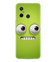 Xiaomi Redmi 12c Kılıf Resimli Desenli Silikon Platinium Series Green 1832