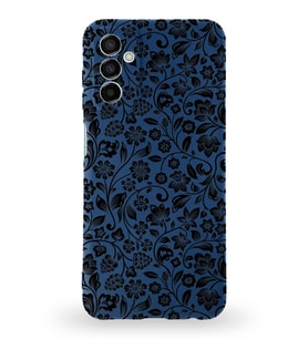 Samsung Galaxy M23 Uyumlu Lansman Kılıf Altı Kapalı İçi Kadife   Nostalji Çiçek  Tasarımlı  Kapak (Şeffaf)