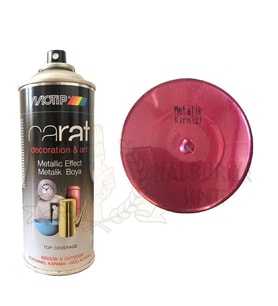 Motip Carat Akrilik Sprey Boya METALİK KIRMIZI 400 ml