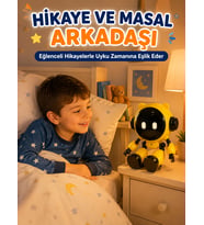 Akıllı Eğitici Çocuk Robotu 40 Dil Destekli Yapay Zeka Wi-Fi Uygulama ve Sesli Sohbet