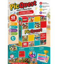 PicQuest Dikkat ve Hafıza Oyunu - Dikkat Aktivite Oyunu - Süper Hafıza Oyunu - Akıl Oyunu Zeka Oyunu