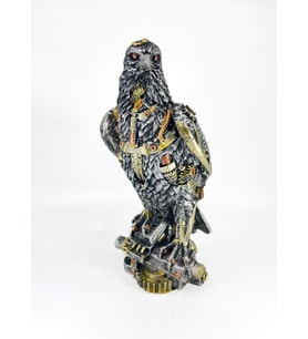 Steampunk Kartal Biblo Heykel (Bronz)