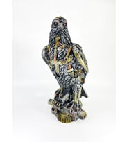Steampunk Kartal Biblo Heykel (Bronz)