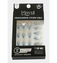 Misyul Taşlı Takma Tırnak 24 Adet