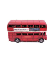 Dekoratif Metal Araba Londra Şehir Otobüsü 1210E-3309