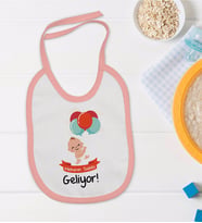 BK Kids Pembe Bebek Mama Önlüğü - Model 70