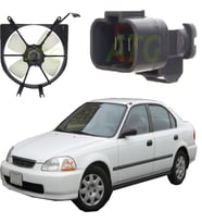 HONDA CİVİC RADYATÖR FAN MOTORU 1992--1999