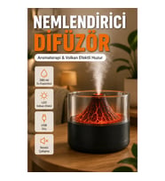 Ultrasonik Aromaterapi Hava Nemlendirici – 30 dB Altı Sessiz Çalışma