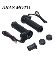 MOTOSİKLET VE ATV ELCİK ISITMA 2 KADEMELİ HOT GRİP MARKA İYİ KALİTE - ARASMOTO (Siyah)