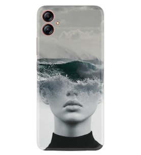 Samsung Galaxy A04E Kılıf Resimli Desenli Baskılı Silikon Mistic Woman 1361