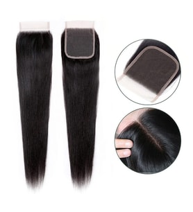 Peruk Tepesi Doğal Renk (Closure) 18inch