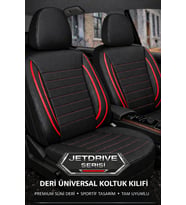 Suzuki Vitara 2015 ve Sonrası Uyumlu Jetdrive Serisi Siyah Kırmızı Koltuk Kılıfı