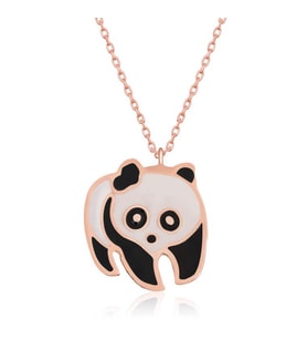 PANDA 925 AYAR GÜMÜŞ KOLYE