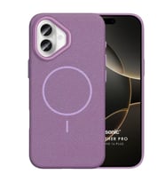 Microsonic Apple iPhone 16 Plus Kılıf MagLeather Pro Lila (Lila)