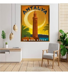 Altın  Çerçeveli tablo n701
