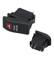 ﻿Hidrafor Sembollü Işıklı 3 Pinli On-Off 12-24V Marin Switch