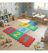 9 Parça Sayılar Puzzle Yer Matı