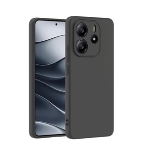 Xiaomi Redmi Note 14 4g Kılıf First Silikon - Siyah