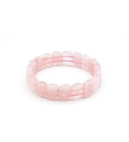 HAKİKİ DOĞAL PEMBE KUVARS BİLEKLİK 1.KALİTE 001