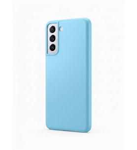 Samsung Galaxy S 21 Plus Slikon Turkuaz Kılıf Modeli