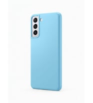 Samsung Galaxy S 21 Plus Slikon Turkuaz Kılıf Modeli