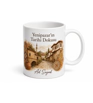 Yenipazar Tarihi Dokusu Bilecik Hatırası Hediye Kupa Bardak Özel Tasarım
