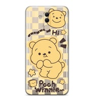 Huawei Mate 20 Lite Uyumlu Winnie The Pooh Desenli Şeffaf Telefon Kılıfı