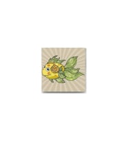 DBSanatevi Kulaklıklı Balık Tablo 50 X 50 Cm