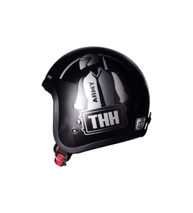 Motosiklet Chopper Cruiser Kask Terekli Yarım Açık Motor Kaskı Army M-L