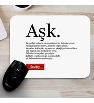 Kişiye Özel Aşk Nedir Mouse Pad