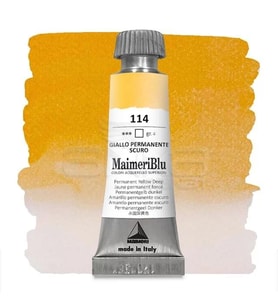 Maimeri Blu Tüp Sulu Boya 12 ml S4 No:114 Permanent Yellow Deep