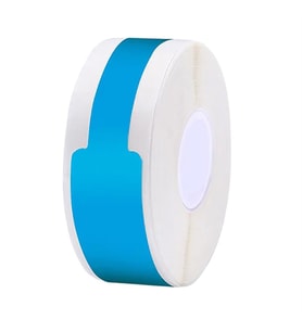 Ayt Powermaster PM-25303 Taşınabilir Bluetooth Termal Yazıcı Etiketi Mavi Yapışkanlı 4 Cm Etiket Rulo