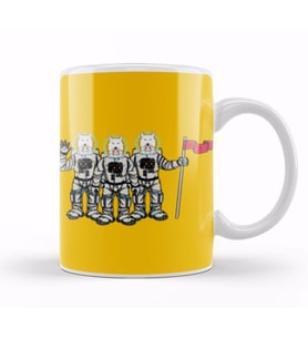 Baby Saitama Coin To The Moon Kupa Bardak Porselen