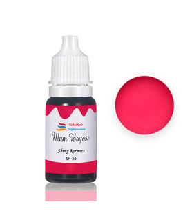 Mum Boyası Sıvı Pigment Boya 20 ML  Shiny Kırmızı - SH30