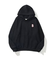 Trendiz Unisex B Harfli Siyah Sweatshirt