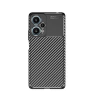 Xiaomi Poco F5 Kılıf Negro Karbon Tasarım Silikon Kılıf (Siyah)