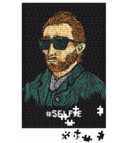 Van Gogh Master Of The Selfie Puzzle 240 Parça Yapboz