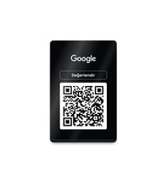 MEO 10'lu Paket - Google Yorum Paneli - QR Kodlu Düz Pleksi Masaüstü Panel